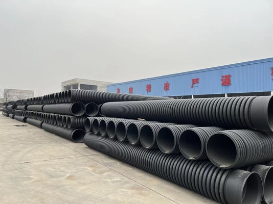 GKBM Greenpy SN2 SN4 HDPE PE tubo ondulato a doppia parete DN200-DN500