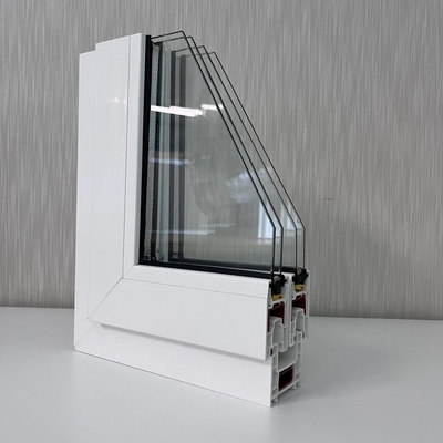 GKBM 62 Sereis Profili di estrusione per finestre scorrevoli in UPVC Componenti strutturali