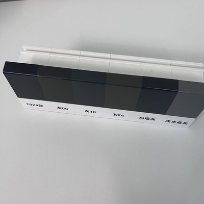 Profili per finestre in UPVC grigio GKBM Nuovo isolamento termico 60B